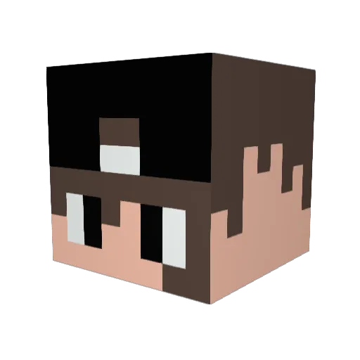 KoizPvP Minecraft avatar head, 3D render