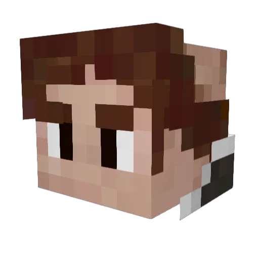 Koja676 Minecraft avatar head, 3D render