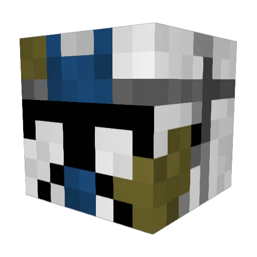 Koja69 Minecraft avatar head, 3D render
