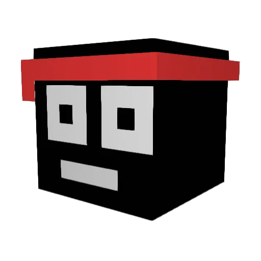 Kojan1 Minecraft avatar head, 3D render