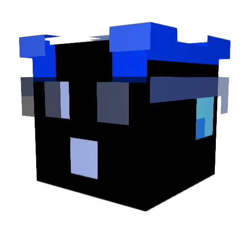Koji233 Minecraft avatar head, 3D render