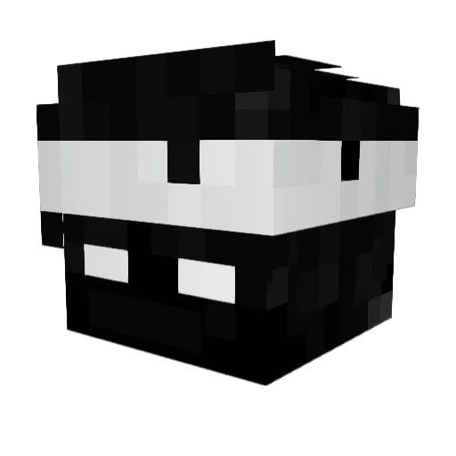 Koji_AFK Minecraft avatar head, 3D render