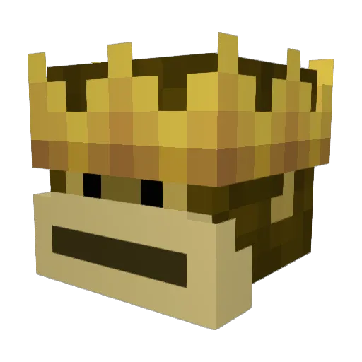 KokainaVogel Minecraft avatar head, 3D render