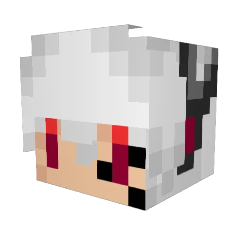 Koke0610 Minecraft avatar head, 3D render