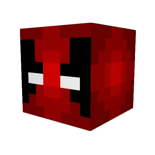 Koki408 Minecraft avatar head, 3D render
