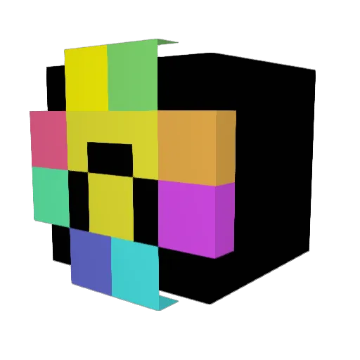 Kokitomon Minecraft avatar head, 3D render