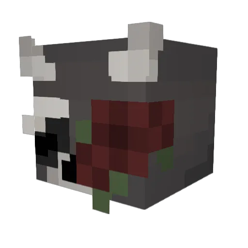 Koko752 Minecraft avatar head, 3D render