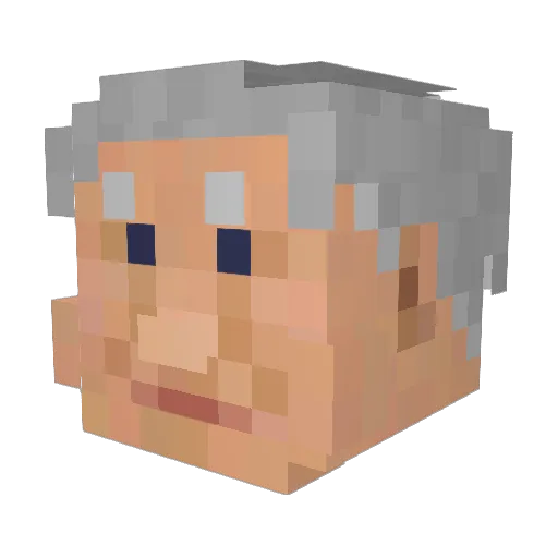 KokoWTF Minecraft avatar head, 3D render