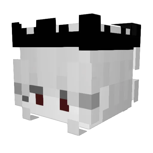 Kokooo18 Minecraft avatar head, 3D render