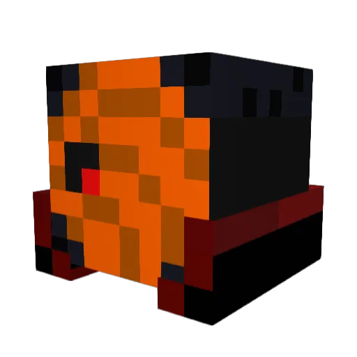 KoksFabi Minecraft avatar head, 3D render