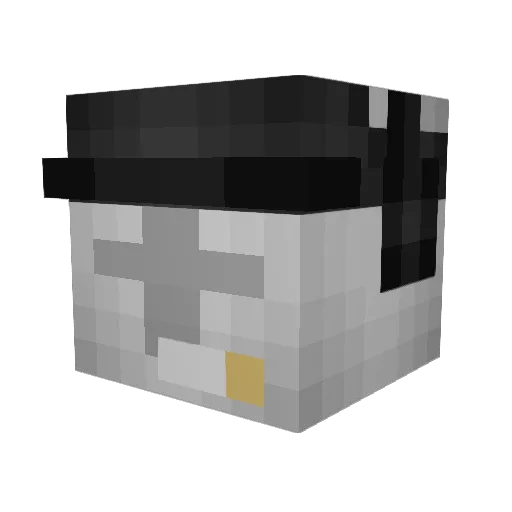 KokunNn Minecraft avatar head, 3D render