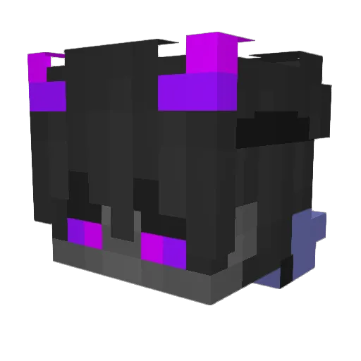 KokyTV Minecraft avatar head, 3D render