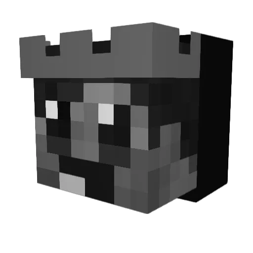 Kola13567 Minecraft avatar head, 3D render