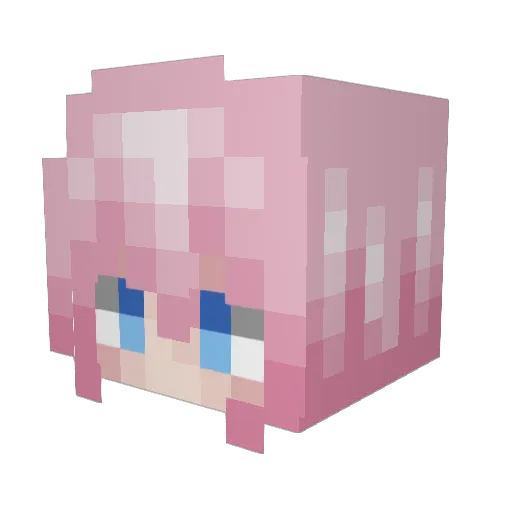 Kolchak00 Minecraft avatar head, 3D render