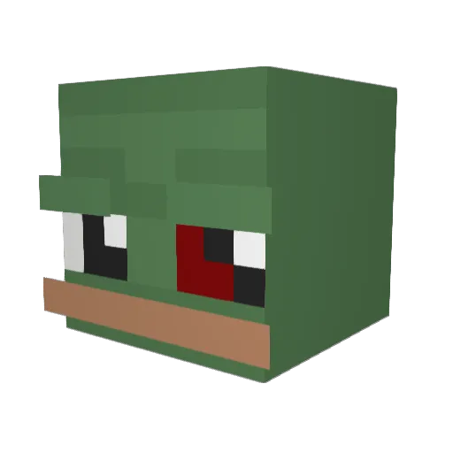 Kold__1407 Minecraft avatar head, 3D render