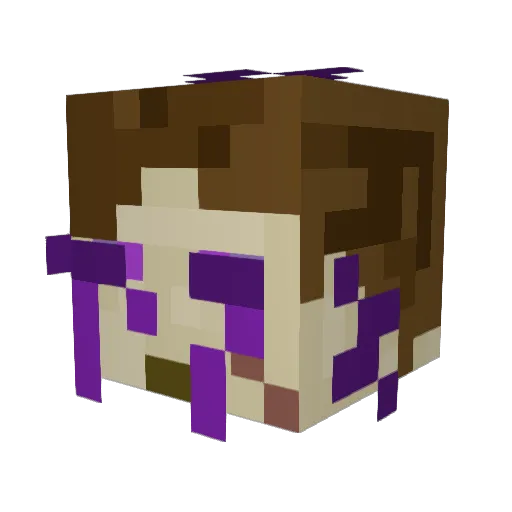 Koldo_Kin Minecraft avatar head, 3D render