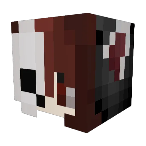 Kole42601 Minecraft avatar head, 3D render