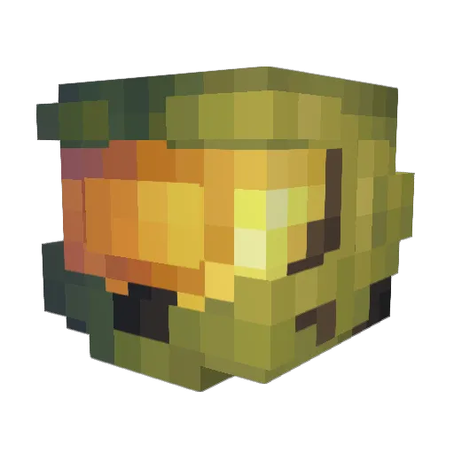 Kole808 Minecraft avatar head, 3D render