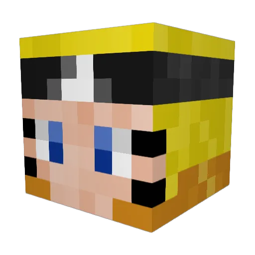 KoleSmeker01 Minecraft avatar head, 3D render