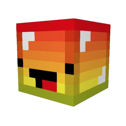 Kolikonrad15 Minecraft avatar head, 3D render