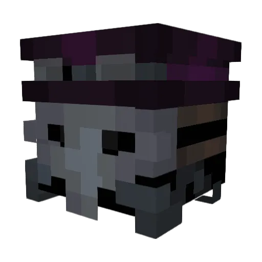 Kolkrar Minecraft avatar head, 3D render