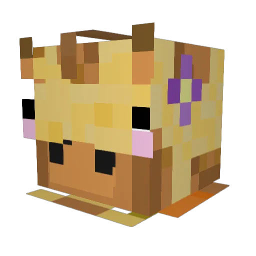 Kollegaa Minecraft avatar head, 3D render