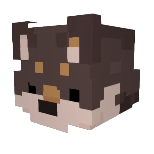 Kolli40000 Minecraft avatar head, 3D render