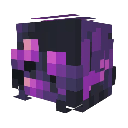 KolmioK Minecraft avatar head, 3D render