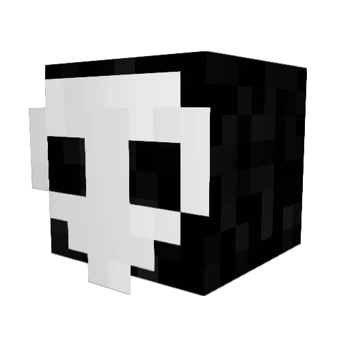 Kolobra Minecraft avatar head, 3D render