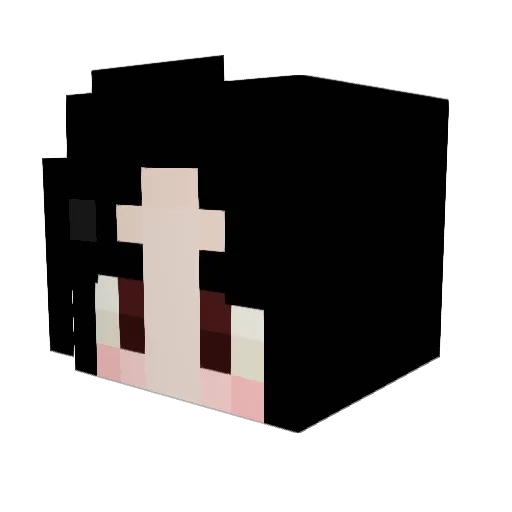 Kolong_g Minecraft avatar head, 3D render
