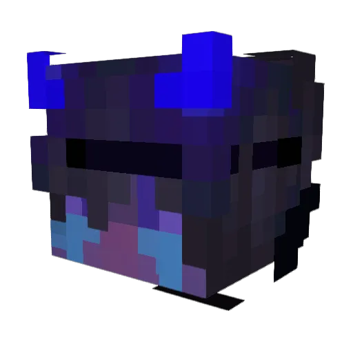 Kolopolo908 Minecraft avatar head, 3D render