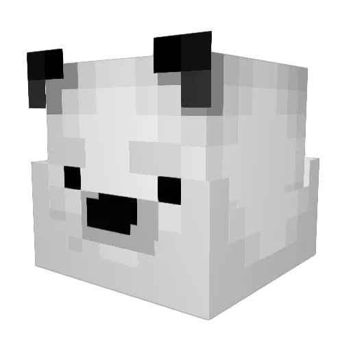 Koloseq Minecraft avatar head, 3D render