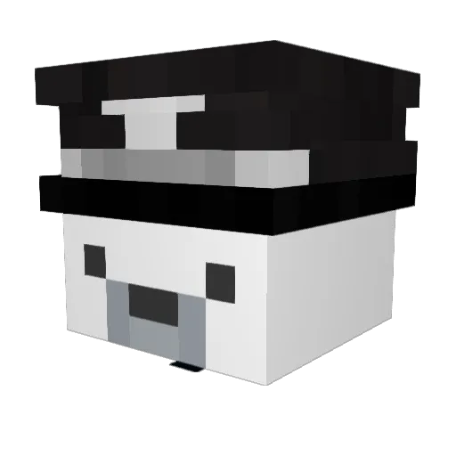 Kolpez2004 Minecraft avatar head, 3D render