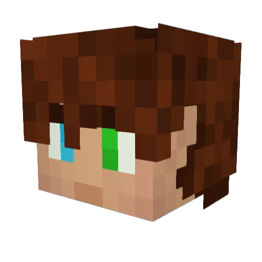 Koltenvs Minecraft avatar head, 3D render