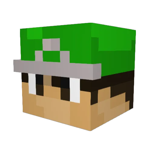Koltonomore11 Minecraft avatar head, 3D render