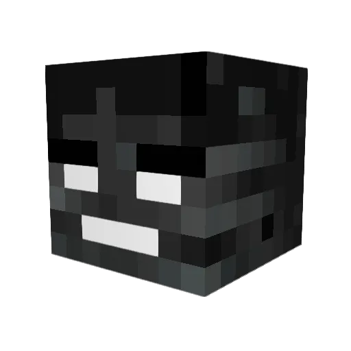 Koluu Minecraft avatar head, 3D render