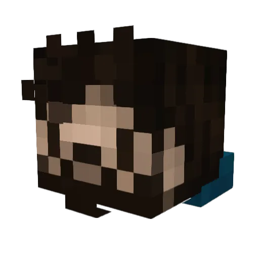Kolvatn Minecraft avatar head, 3D render