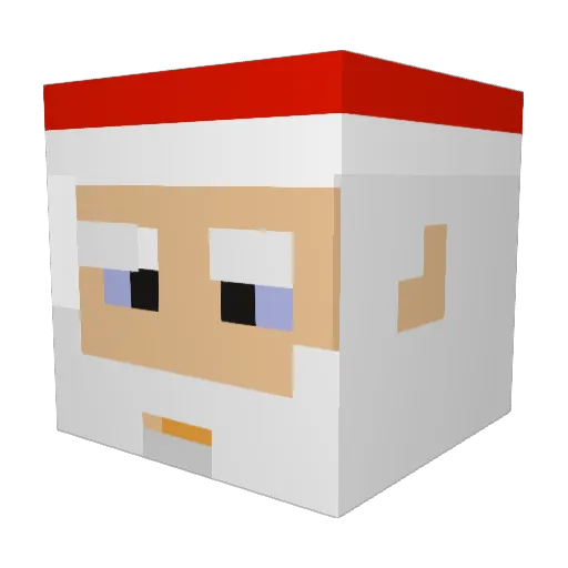 Kolzs Minecraft avatar head, 3D render
