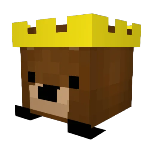Komailshah Minecraft avatar head, 3D render