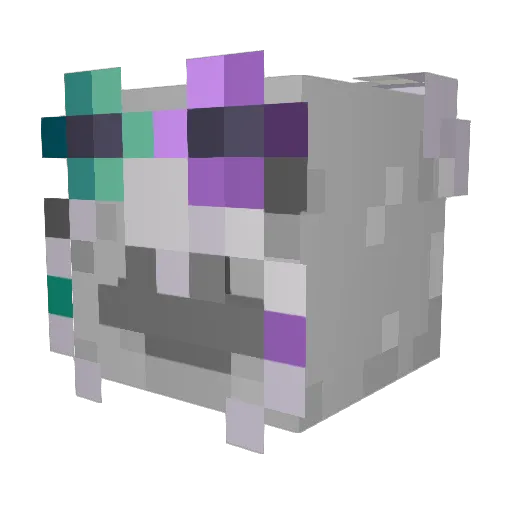 Komarovsky228 Minecraft avatar head, 3D render