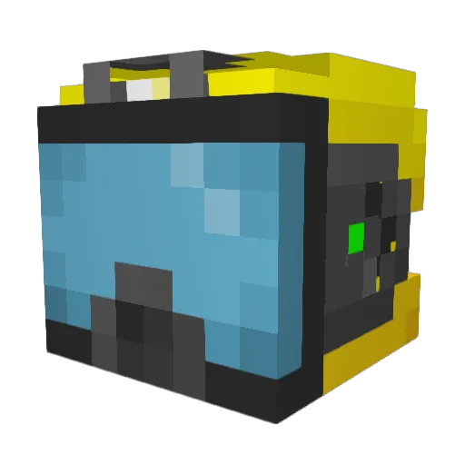 Komawe4la Minecraft avatar head, 3D render