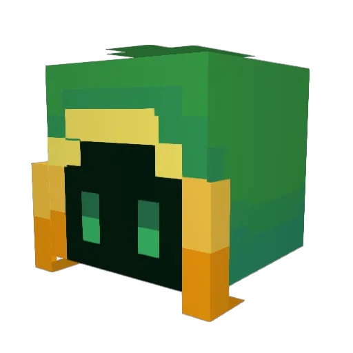KombeckND Minecraft avatar head, 3D render