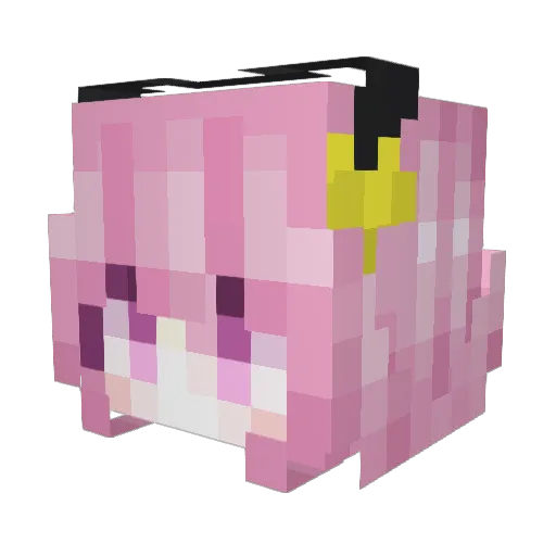 Komeij_Satori Minecraft avatar head, 3D render