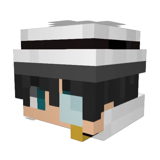 Kominovich Minecraft avatar head, 3D render