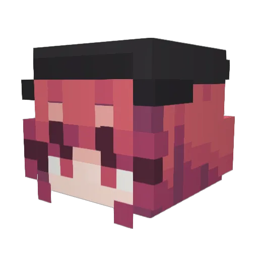 Komitb Minecraft avatar head, 3D render