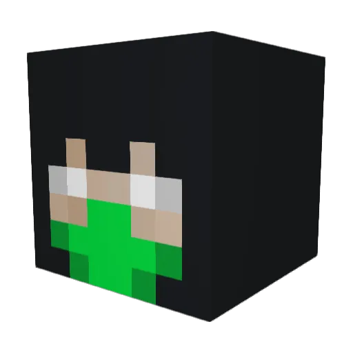 Kommandant1 Minecraft avatar head, 3D render