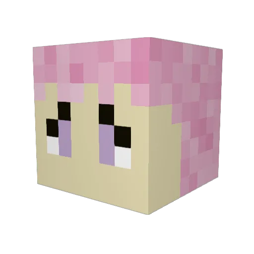 Kommandant64 Minecraft avatar head, 3D render