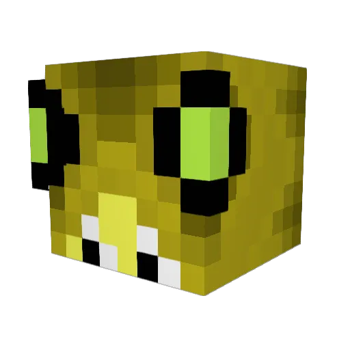 Komodo_Dregin Minecraft avatar head, 3D render