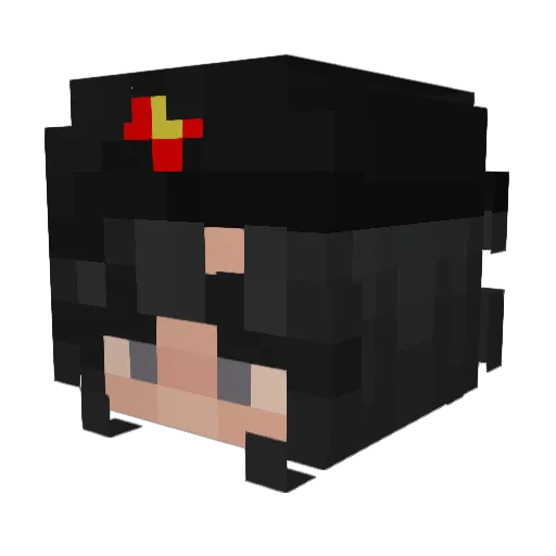 Komodo_GT Minecraft avatar head, 3D render