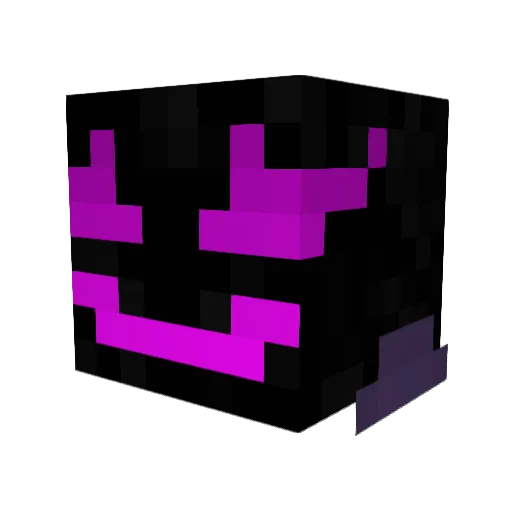 Komolder Minecraft avatar head, 3D render
